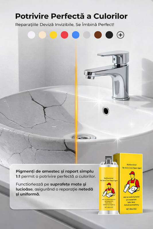 Kit Reparare Crăpături - Repară Singur, Fără Meșter