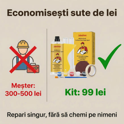 Kit Reparare Crăpături - Repară Singur, Fără Meșter