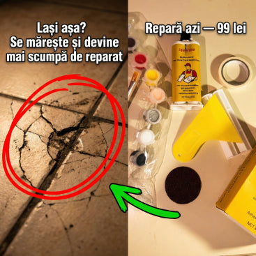 Kit Reparare Crăpături - Repară Singur, Fără Meșter